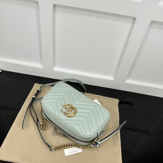 Gucci GG Marmont small shoulder bag Green 447632