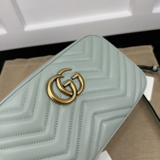 Gucci GG Marmont small shoulder bag Green 447632
