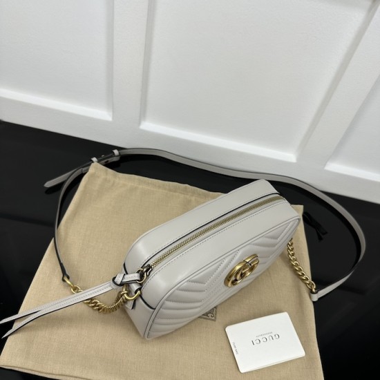 Gucci GG Marmont small shoulder bag Grey 447632