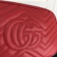 Gucci GG Marmont small shoulder bag Red 447632