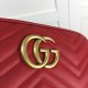 Gucci GG Marmont small shoulder bag Red 447632