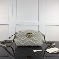 Gucci GG Marmont small shoulder bag White 447632