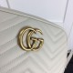 Gucci GG Marmont small shoulder bag White 447632