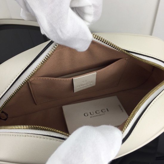 Gucci GG Marmont small shoulder bag White 447632