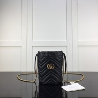 Gucci GG Marmont mini bucket bag Black ‎575163