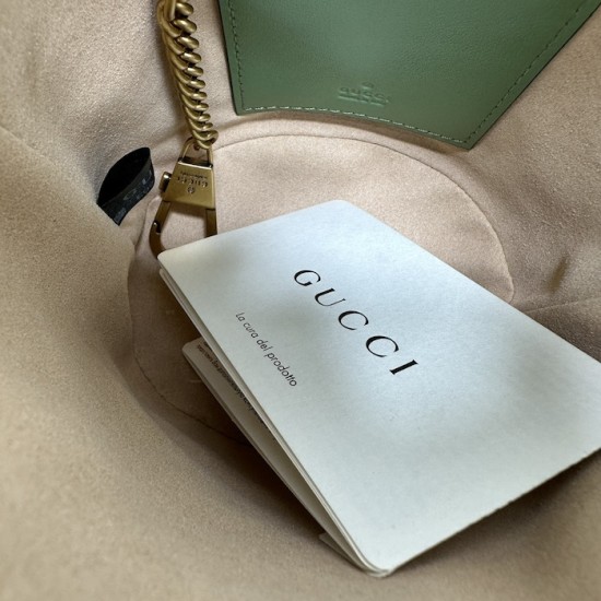 Gucci GG Marmont mini bucket bag Green ‎575163