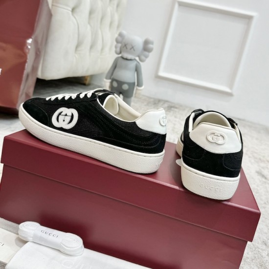 Gucci sneaker with Interlocking G Black Gucci sneaker with Interlocking G Black