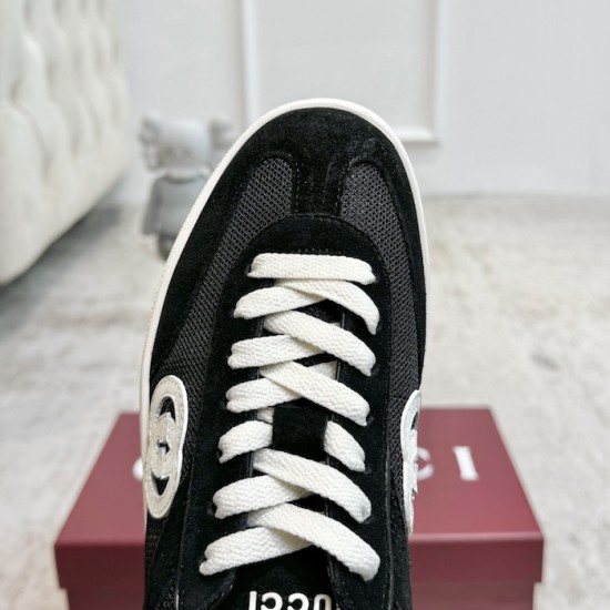 Gucci sneaker with Interlocking G Black Gucci sneaker with Interlocking G Black