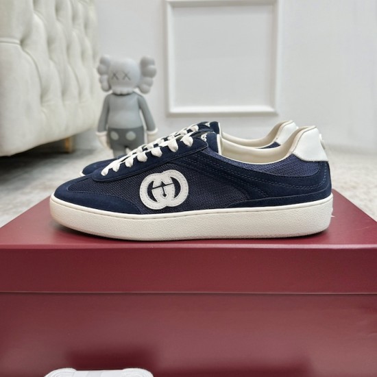 Gucci sneaker with Interlocking G Blue Gucci sneaker with Interlocking G Blue
