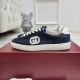 Gucci sneaker with Interlocking G Blue Gucci sneaker with Interlocking G Blue