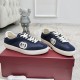 Gucci sneaker with Interlocking G Blue Gucci sneaker with Interlocking G Blue