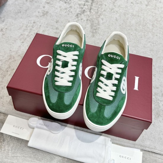 Gucci sneaker with Interlocking G Green Gucci sneaker with Interlocking G Green
