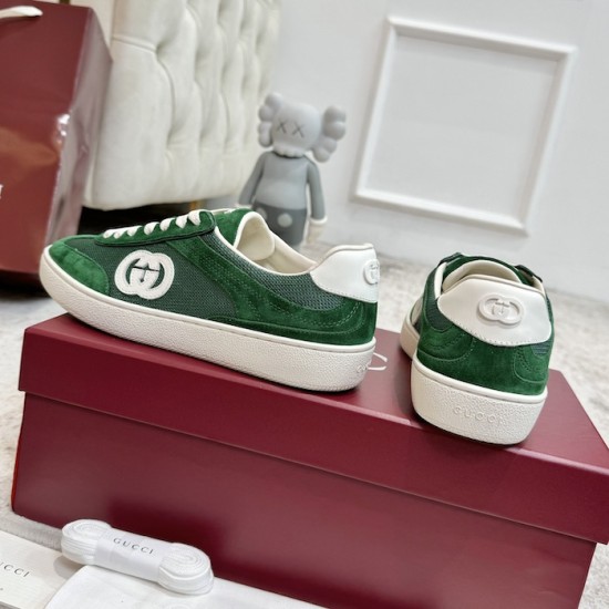 Gucci sneaker with Interlocking G Green Gucci sneaker with Interlocking G Green
