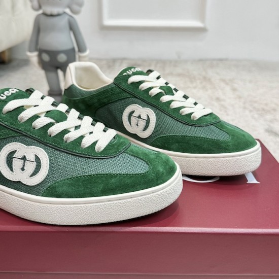 Gucci sneaker with Interlocking G Green Gucci sneaker with Interlocking G Green