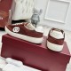 Gucci sneaker with Interlocking G Red Gucci sneaker with Interlocking G Red