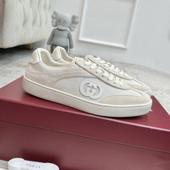 Gucci sneaker with Interlocking G White Gucci sneaker with Interlocking G White