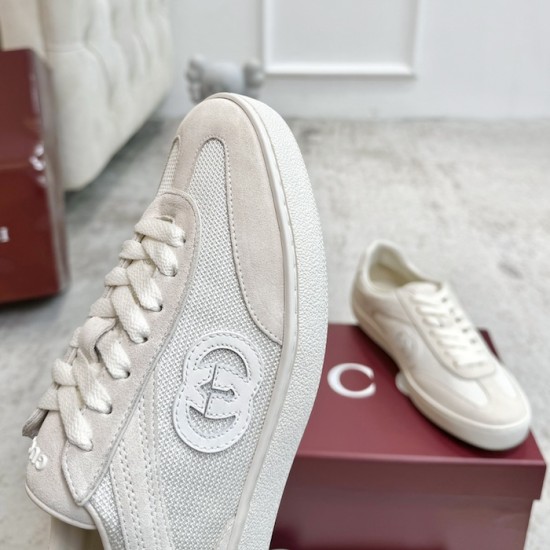 Gucci sneaker with Interlocking G White Gucci sneaker with Interlocking G White