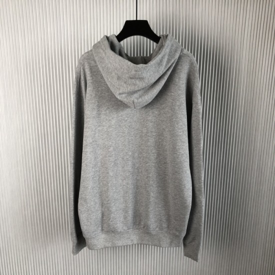 Gucci Printed cotton jersey hooded sweatshirt Grey Gucci Printed cotton jersey hooded sweatshirt Grey