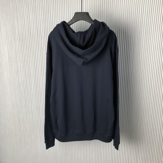 Gucci Printed cotton jersey hooded sweatshirt Navy Gucci Printed cotton jersey hooded sweatshirt Navy