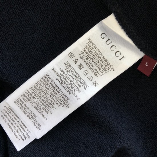 Gucci Printed cotton jersey hooded sweatshirt Navy Gucci Printed cotton jersey hooded sweatshirt Navy