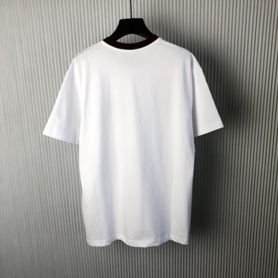 Gucci Printed medium cotton jersey T-shirt White Gucci Printed medium cotton jersey T-shirt White
