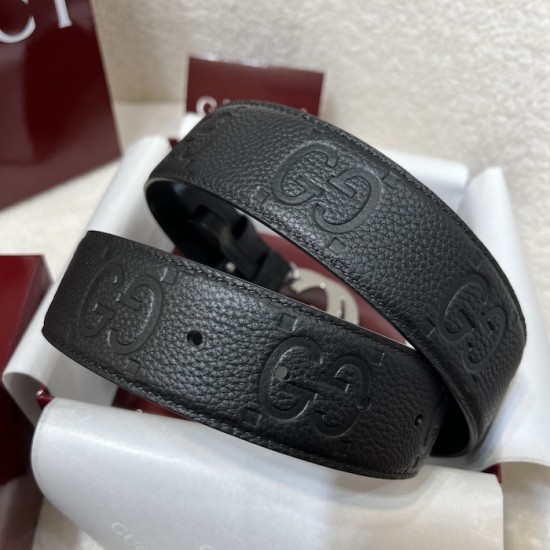 Gucci Wide belt with Interlocking G buckle Black Gucci Wide belt with Interlocking G buckle Black