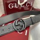Gucci Wide belt with Interlocking G buckle Black Gucci Wide belt with Interlocking G buckle Black