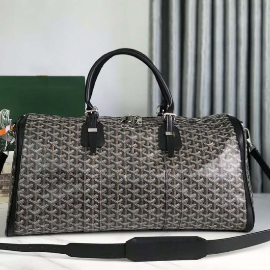 Goyard Boston 50 Bag Black Goyard Boston 50 Bag Black