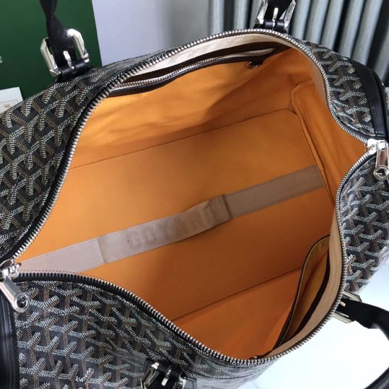 Goyard Boston 50 Bag Black Goyard Boston 50 Bag Black