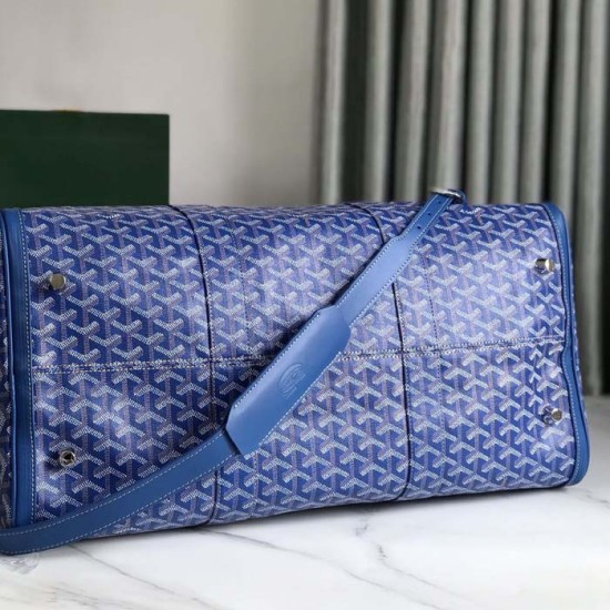 Goyard Boston 50 Bag Blue Goyard Boston 50 Bag Blue