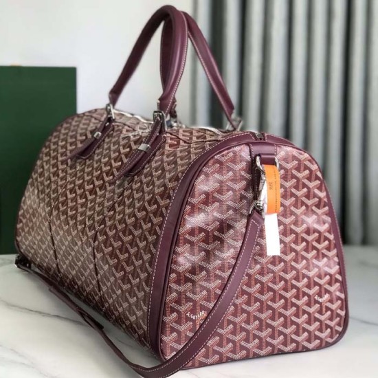 Goyard Boston 50 Bag Burgundy Goyard Boston 50 Bag Burgundy
