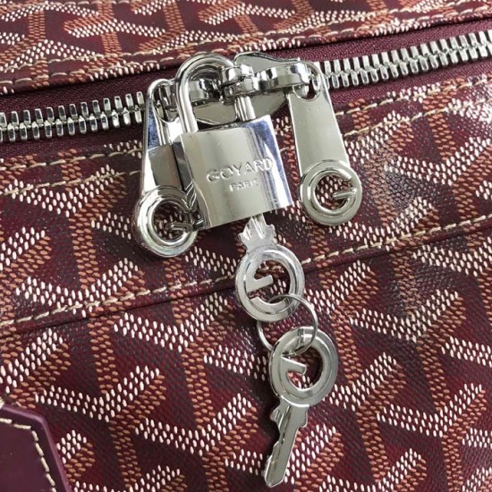 Goyard Boston 50 Bag Burgundy Goyard Boston 50 Bag Burgundy