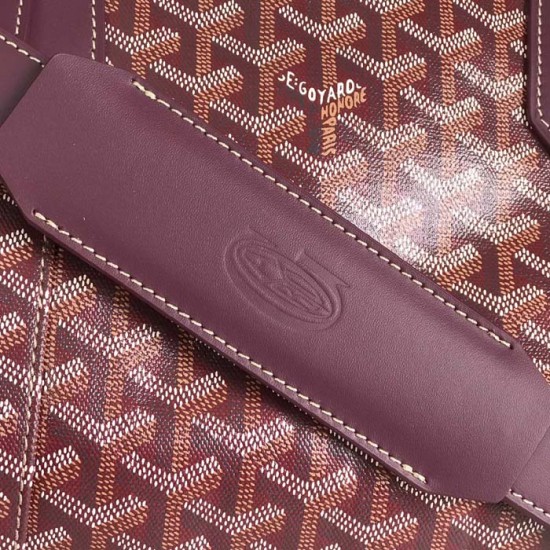 Goyard Boston 50 Bag Burgundy Goyard Boston 50 Bag Burgundy