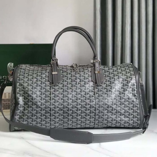 Goyard Boston 50 Bag Grey Goyard Boston 50 Bag Grey