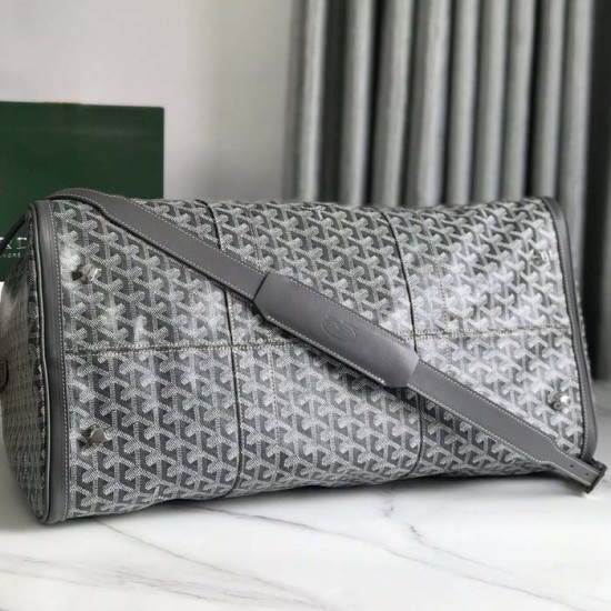 Goyard Boston 50 Bag Grey Goyard Boston 50 Bag Grey