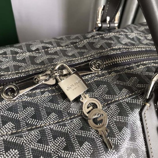 Goyard Boston 50 Bag Grey Goyard Boston 50 Bag Grey