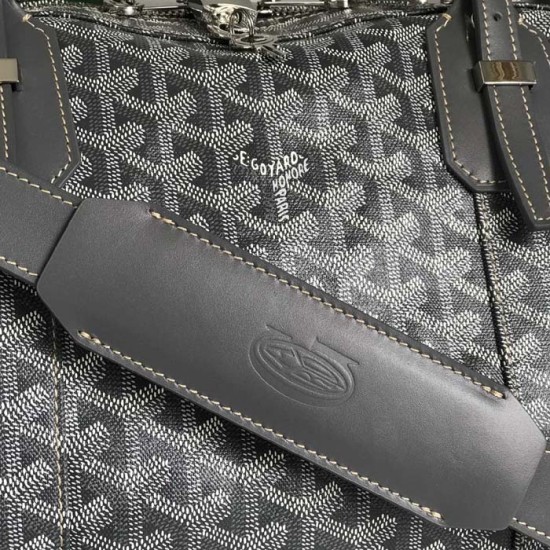 Goyard Boston 50 Bag Grey Goyard Boston 50 Bag Grey