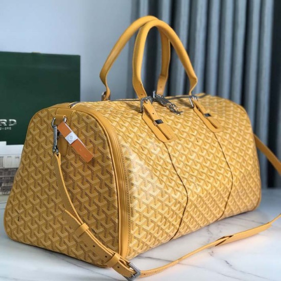 Goyard Boston 50 Bag Yellow Goyard Boston 50 Bag Yellow