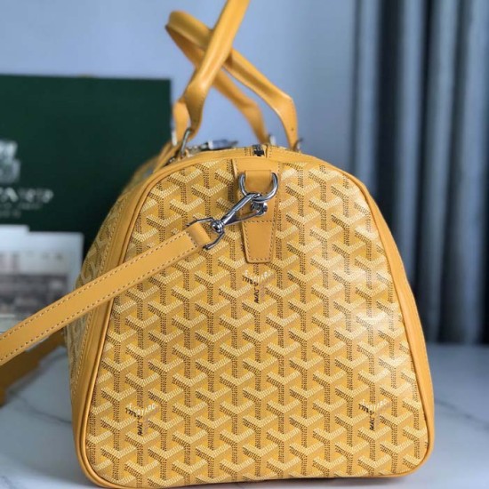 Goyard Boston 50 Bag Yellow Goyard Boston 50 Bag Yellow