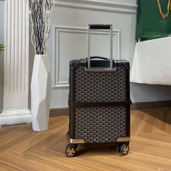 Goyard Bourget PM Trolley Case Black Goyard Bourget PM Trolley Case Black