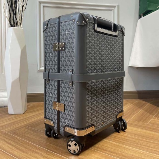 Goyard Bourget PM Trolley Case Grey Goyard Bourget PM Trolley Case Grey