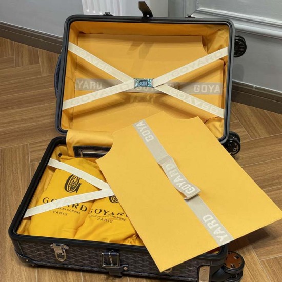 Goyard Bourget PM Trolley Case Navy Goyard Bourget PM Trolley Case Navy