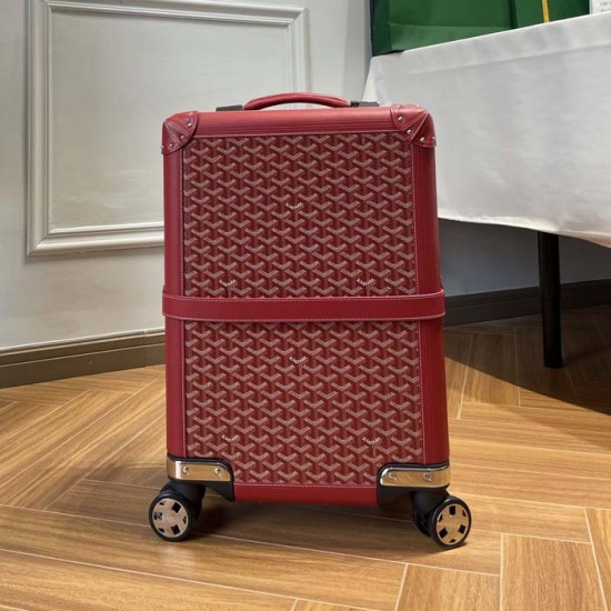 Goyard Bourget PM Trolley Case Red Goyard Bourget PM Trolley Case Red