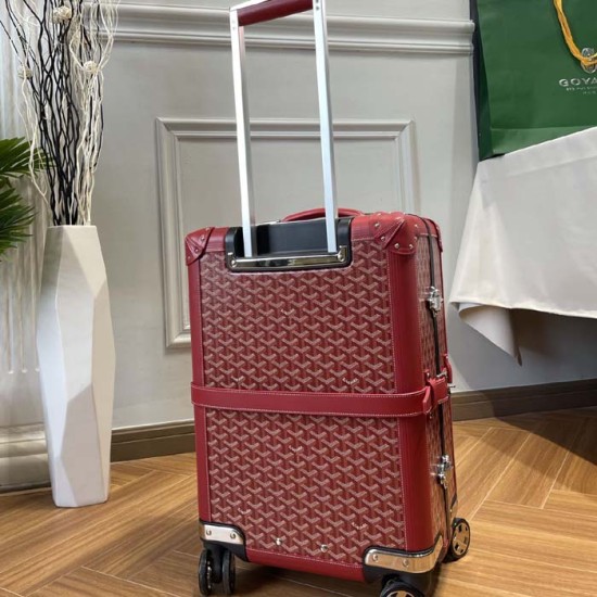 Goyard Bourget PM Trolley Case Red Goyard Bourget PM Trolley Case Red