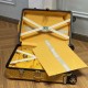Goyard Bourget PM Trolley Case Yellow Goyard Bourget PM Trolley Case Yellow