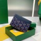 Goyard Saint-Sulpice Card Wallet Blue Goyard Saint-Sulpice Card Wallet Blue