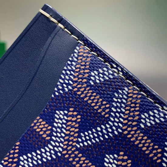 Goyard Saint-Sulpice Card Wallet Blue Goyard Saint-Sulpice Card Wallet Blue