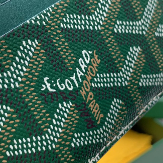 Goyard Saint-Sulpice Card Wallet Green Goyard Saint-Sulpice Card Wallet Green