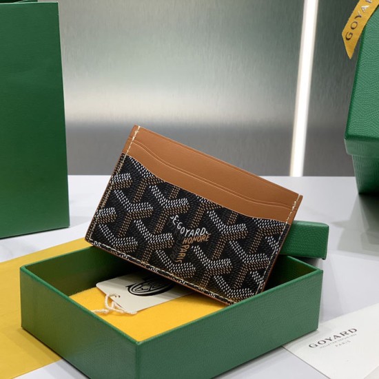 Goyard Saint-Sulpice Card Wallet Tan Goyard Saint-Sulpice Card Wallet Tan