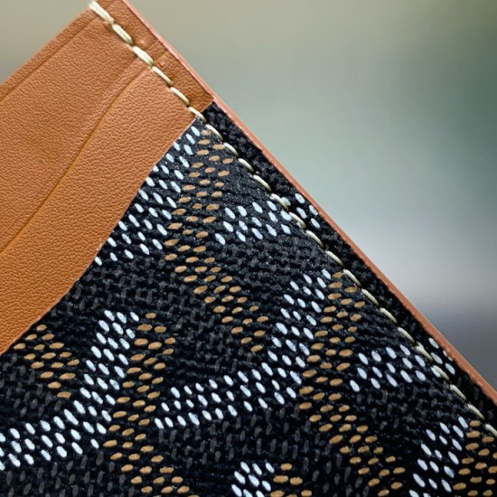 Goyard Saint-Sulpice Card Wallet Tan Goyard Saint-Sulpice Card Wallet Tan